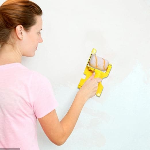 Clean Cut Paint Edger Rulle - Håndmalerpensel Combo Kit med