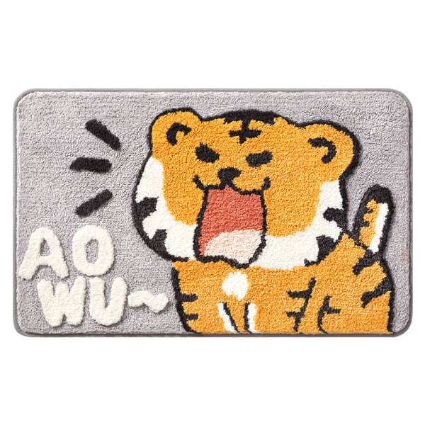 Oooo Tiger Cartoon Home Bathroom Floor Mat 40*60cm,