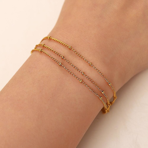 Armband Provmodell Daglig Outfit Metalliskt Element B1464