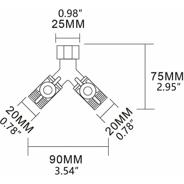 Punkt trevägs kopparkontakt med växelriktare (Typ B DSF009A) för verktygsrum