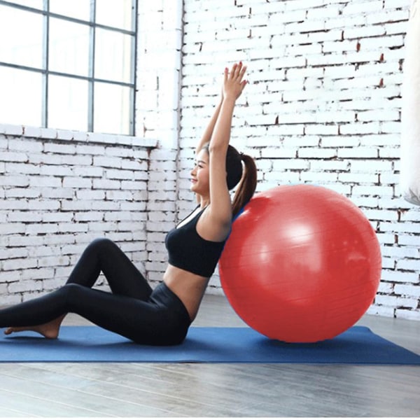 Træningsbolde, til fysisk og ergoterapi, yoga, balance, pilates og kernetræning Red 55Cm
