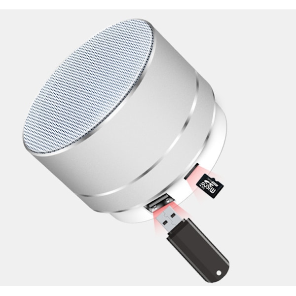 Langaton Bluetooth-kaiutin, minikaiutin (musta)