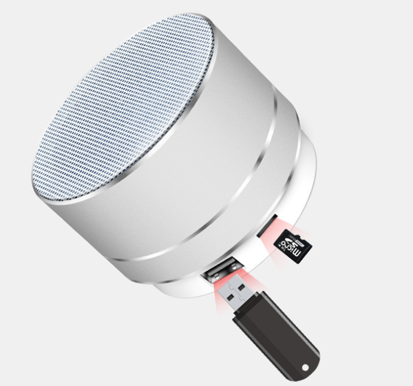 Trådløs Bluetooth-højttaler, mini højttaler (sort)