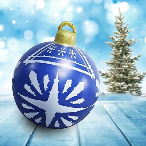 60CM Julekule Ornament Minneball, Julepynt, F