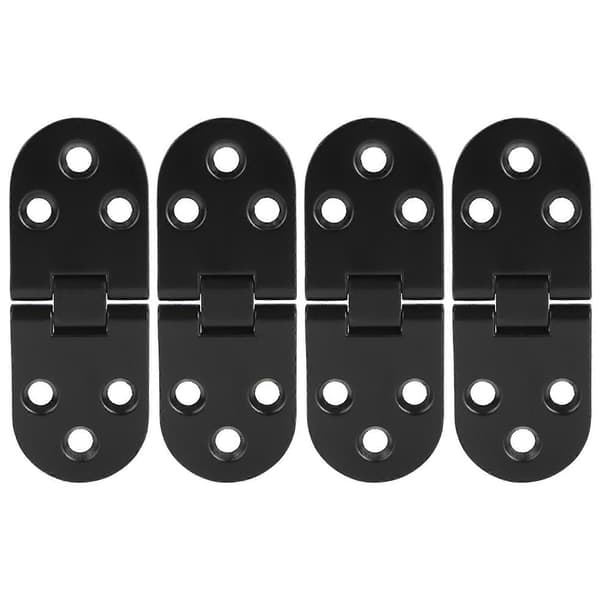 Zinklegering Sort Dørklap Hængsel 4 Stk Bord Flip Hængsel til Skab Hardware Tilbehør