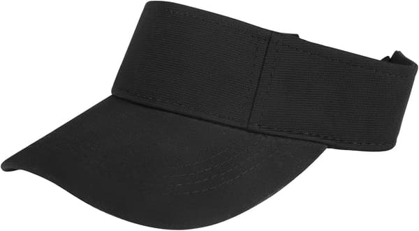 Sort-Hvid-58cm-Visor Kasket Golf Visor Bomuld Åndbar
