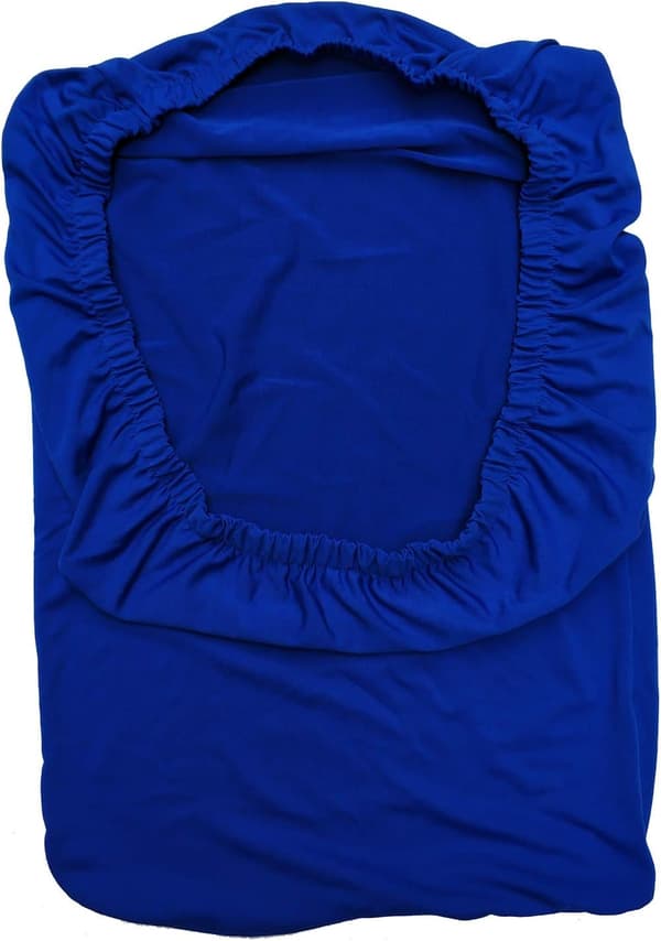 Spandex Stoff Stretch Avtakbart Vaskbart Spisestuestol Trekk Beskyttelse Sete Slipcovers (Kongeblå, 4)