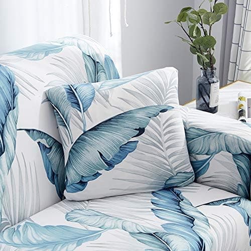 Tryckt sofföverdrag stretch sofföverdrag sofföverdrag för 3-sits soffa med två gratis örngott 01#(3-sits/stor 2-sits)