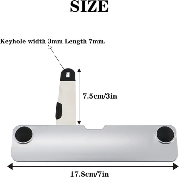 1 st Icke-låsande hål datorsäkerhetsspärr för surfplatta