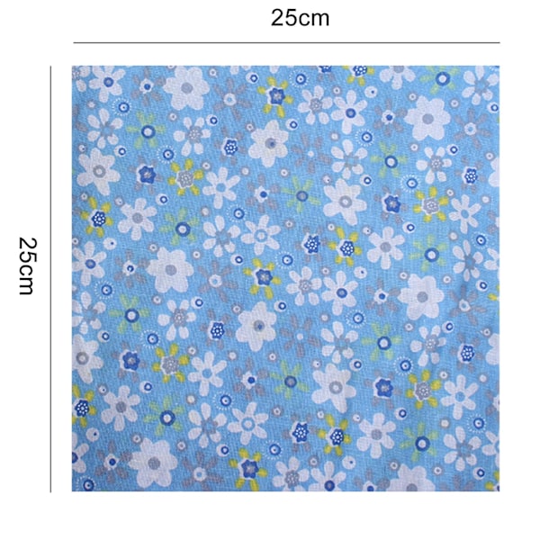 28 Stykker Bomuldsrester, Bomuldsstof Patchwork Stofpakke Med Gummi Og Non-woven Stof Til Diverse Tilbehør Som Håndtasker, Diy Cott