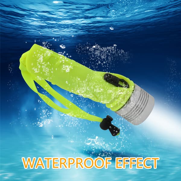 1 stk. 4*AA dykkerlygte udendørs belysning LED undervands