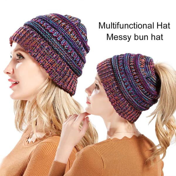 BeanieTail Eksklusive Dame Lue Hestehale Lue -