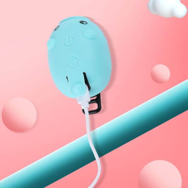 Cykeltilbehør USB Genopladelig Børnecykellys Gris Hovedlygte (Sort)