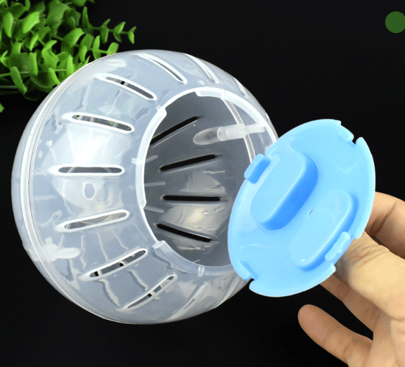 2 stk Blå Hamster Treningskule, Diameter 12cm Plast Trening