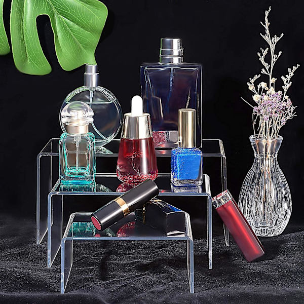 6 stk. Akryl Display Stativer Holder U-Formet Smykke Display Stativ Transparent Hylde Showcase Til Smykke Display, Hjem Og Butik