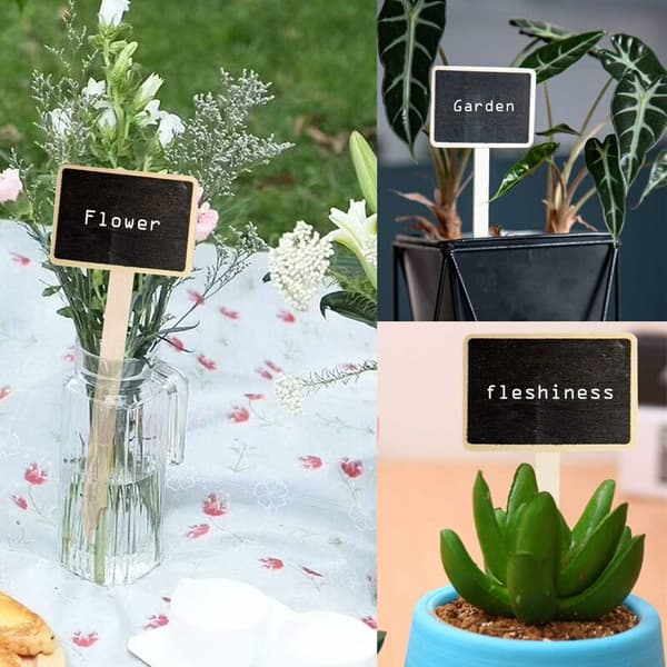 DIY Blomster Dekorative Billede Indsæt (Flad Stængel, 30stk Medium) til Haveindretning
