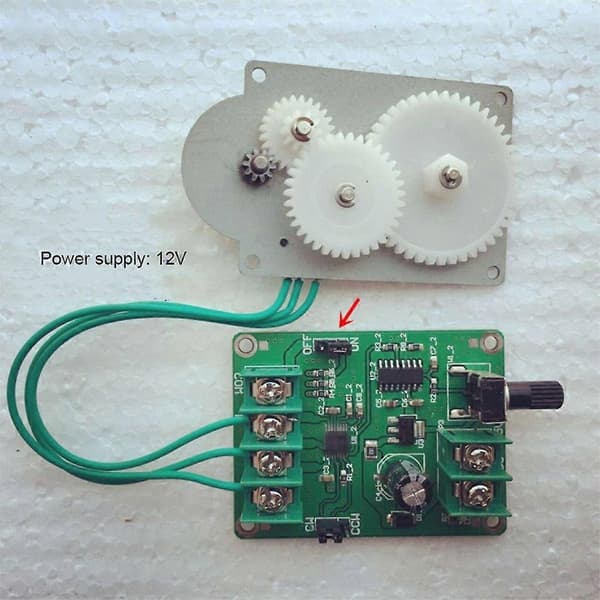 1 stk 5V-12V for DC børsteløs driverkortkontroller for harddisk motor 3/4 Wir