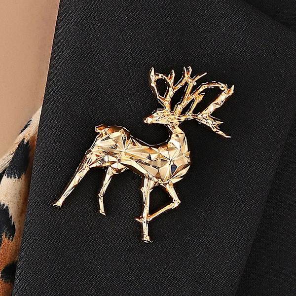 Djuranimal Brosch Nål Älg Ren Badge Väska Kläder Hängande Dekoration BC21Y0167