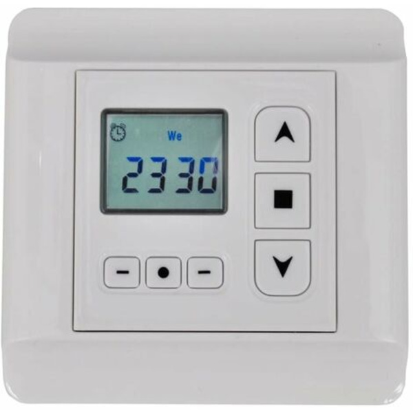 Kontroller for rotasjonsmotor med programmerbar timer