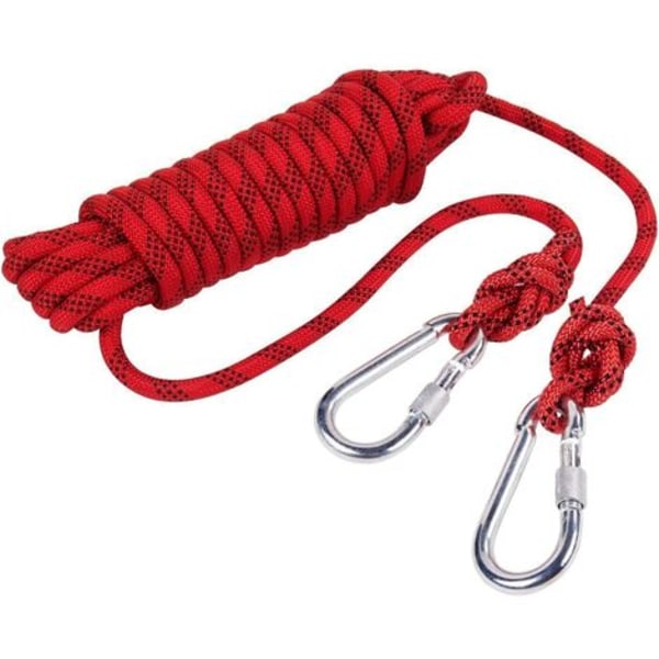 Polyester/Nylon Auxiliary Abseil Climbing Rope Load 900kg for Mountaineering Rescue 30m