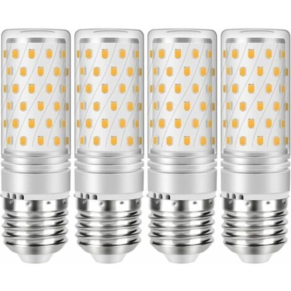 E27 LED-lamput 12W Viileä valkoinen vastaa 120 W 1200 lm 6000K Ei himmennettävä AC220-240V, 4 kpl