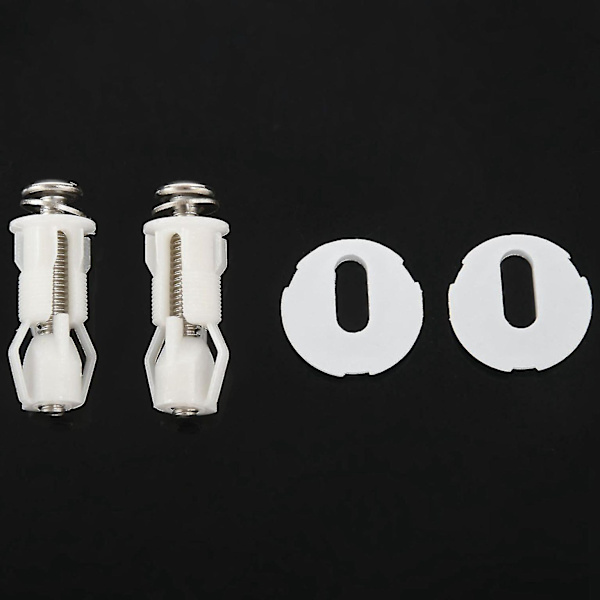 Toalettsitsar Skruvar WC Hål Fixering Enkel Installation 10-pack