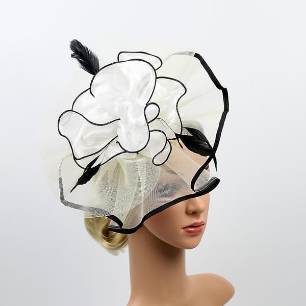Fascinator Hat Alice Band Bröllop, Damdag, Royal