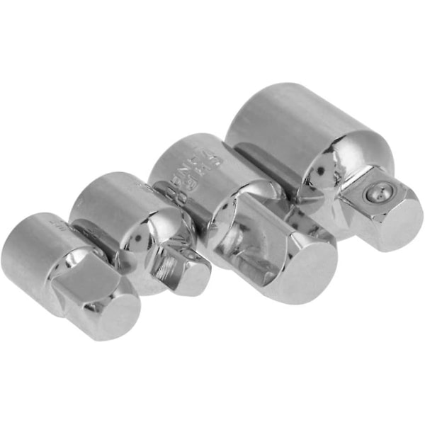 Piao 4-pack Socket Adapter och Reducer, Krom-Vanadium Stål Impact Adapter Reducers, Skiftnyckel Adapter Socket Adapter