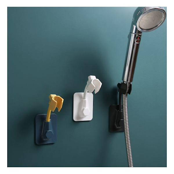 Sort badeværelse bruseholder badeværelse brusetilbehør, 2PACK