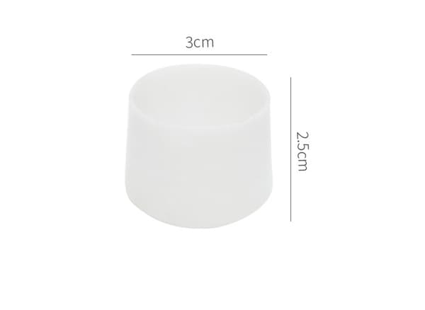 Møbelpuder i silikone, 30 mm, til beskyttelse af møbler, stole og borde
