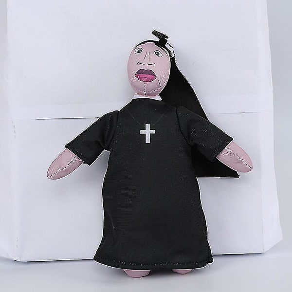 35cm animoitu elokuva Wendell Wild ympäröivät nuket Wendell ja Wilder demoni pehmolelut A Nun
