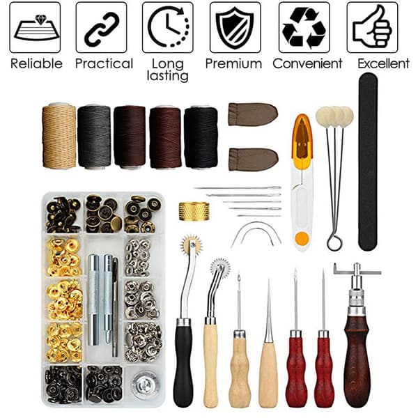DIY-nahkatyökalusarja, ompelutyökalut, käsityöt