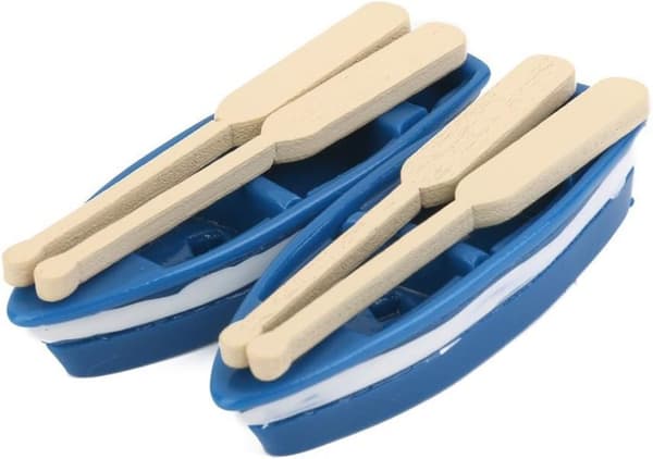 Mini Fiskebåt Mini Mose Mini Landskap Båttilbehør, 2