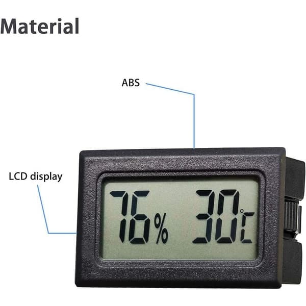 Mini Digital LCD Termometer Hygrometer Temperatur Fuktighet Testare (3 st)
