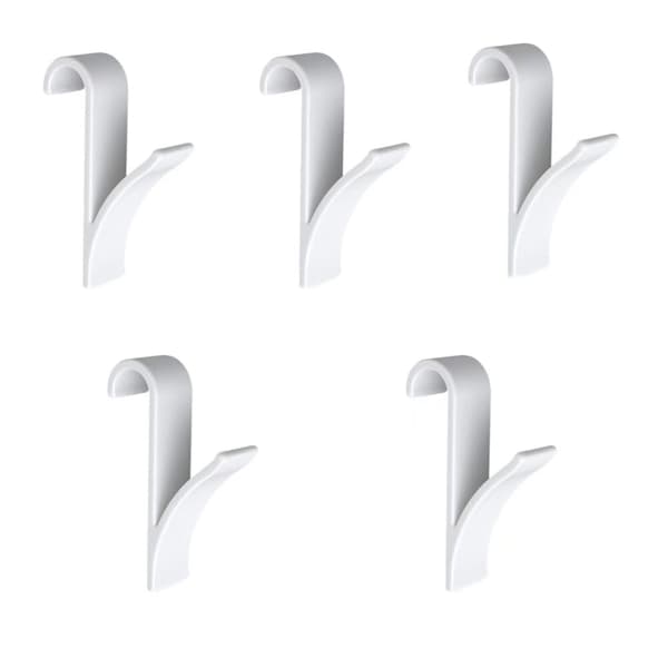 Radiatorkrok Plast handdukstork krok vit 10st