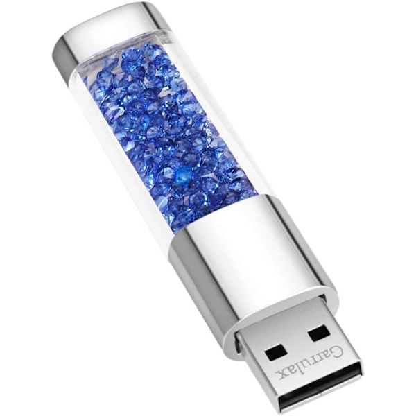 Hög Hastighet Metall Bil U-Disk (Crystal Marine 8GB)