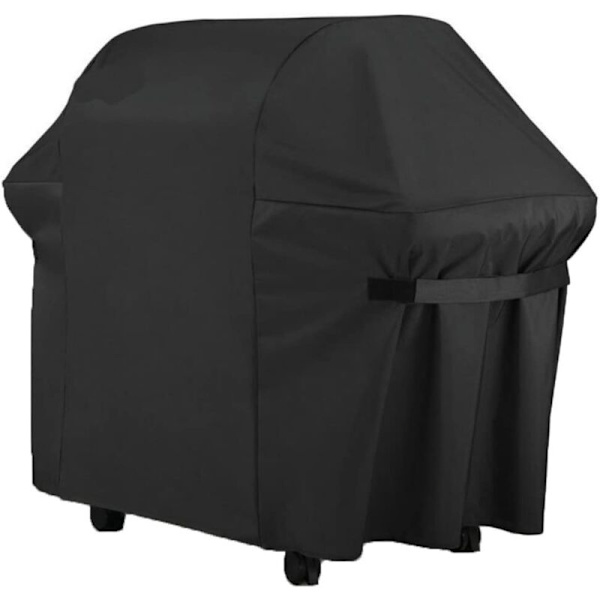 Utomhusugnsskydd Oxfordtyg BBQ-skydd (Svart 210D 145*61*117cm),