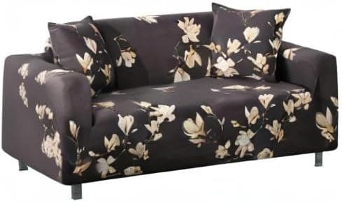 Tryckt sofföverdrag stretch sofföverdrag sofföverdrag för 2-sits soffa och loveseat med två gratis örngott 05#(2-sits/Loveseat)
