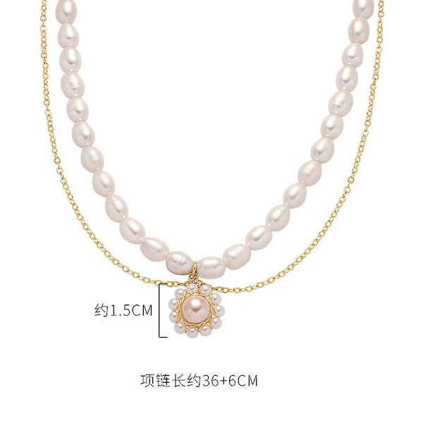 Halskje Perle Vintage Choker Jenter&#39;s Mote Smykker Ac3259