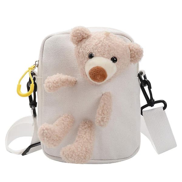 Cartoonbjörn Messenger Bag (den svarta)