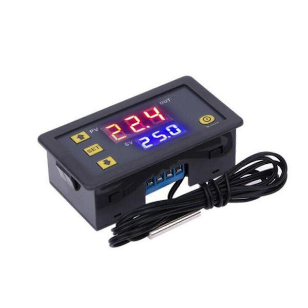 PID Temperaturkontroller Måler Indikator Digital Programmerbar Termostat 12V