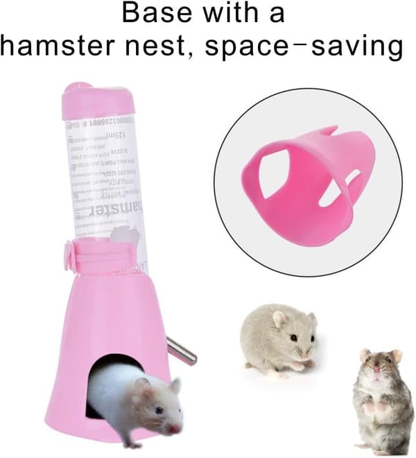 125ml Vattendispenser för Små Djur, Hamster, Marsvin