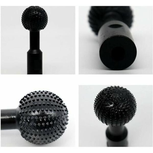 10Mm Sfäriskt Träspår Carving Verktyg Fil Rotations Boll-Forma Fräs Verktyg Trä Carving Fil Borr Bits Slip Huvud