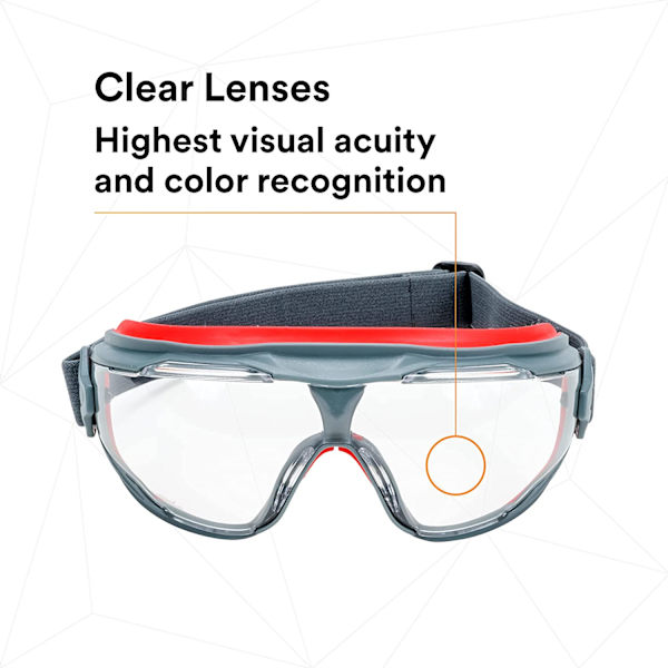 GoggleGear 500-serien GG501SGAF, Scotchgard Clear Anti-Fog Lens