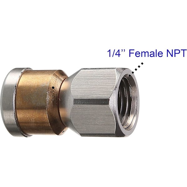 Painepesurin pyörivä viemärisuutin, 1/4&quot; F-npt, 4000 Psi