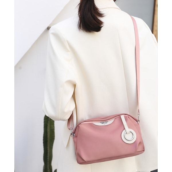 Damväska med stöldskydd, konvertibel axelremsväska, rosa, One Size A916-635 Pink