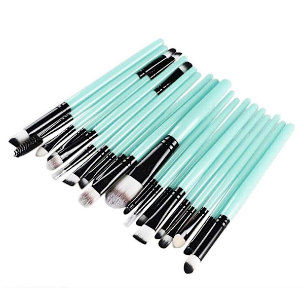 20 stk. Makeup Pensel Sæt Værktøjer Make-up Make Up Pensel Sæt Black