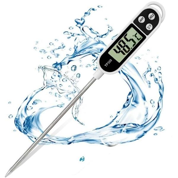 Matlagningstermometer Elektronisk Sond Kök Grilltermometer 5 Sekunder LCD-skärm