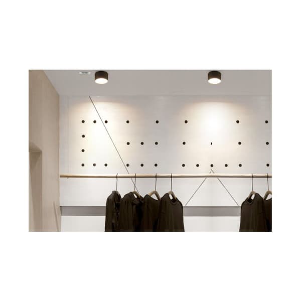 LED Loftlampe 4,0 tommer 12W, 4000K Hvidt Lys Sort Loftlampe 3 STK