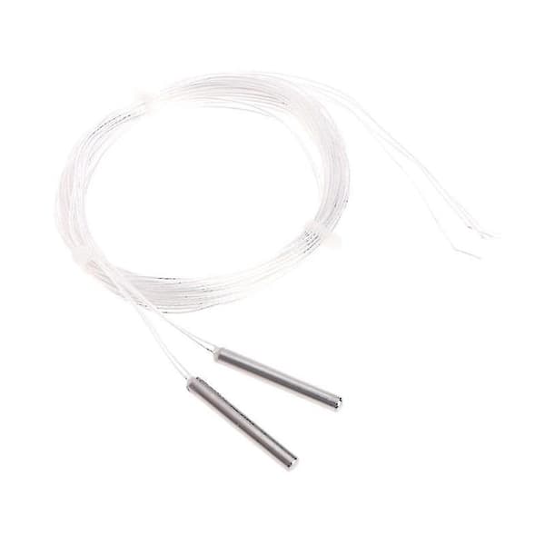 2 stk. 2m Pt1000 Sonde 4mm*30mm Rtd Platinmodstandssensor 2 Ledninger Termoelement